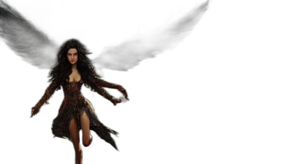fantasy art, concept art, comic book art, 3d render, beautiful, rumanian, dark, haired transparent PNG cut-out
