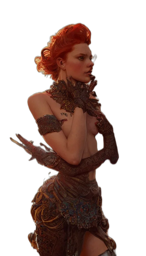 dress, staff, sword, weapon transparent PNG cut-out