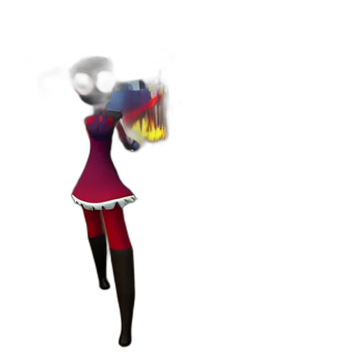 mask, robot, creature, staff, concept art, 3d render, pixel art, anime transparent PNG cut-out