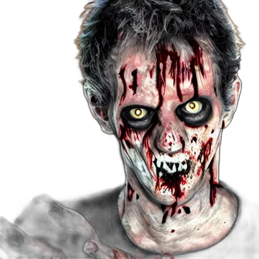 face, mask, photorealistic, concept art, 3d render, comic book art, zombie, mork transparent PNG cut-out