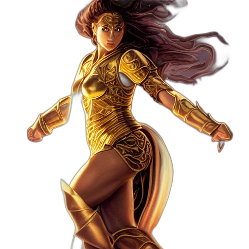 comic book art, concept art, fantasy art, 3d render transparent PNG cut-out