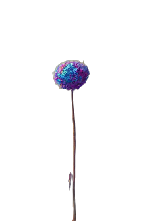 staff, flower, umbrella, weapon, 3d render, concept art, photorealistic, pixel art transparent PNG cut-out