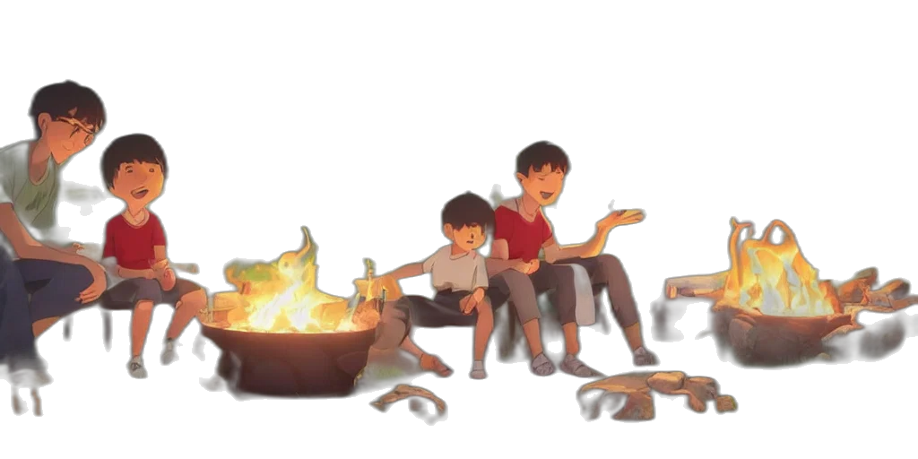 food, concept art, 3d render, fantasy art, watercolor, fire, underwater, forest transparent PNG cut-out