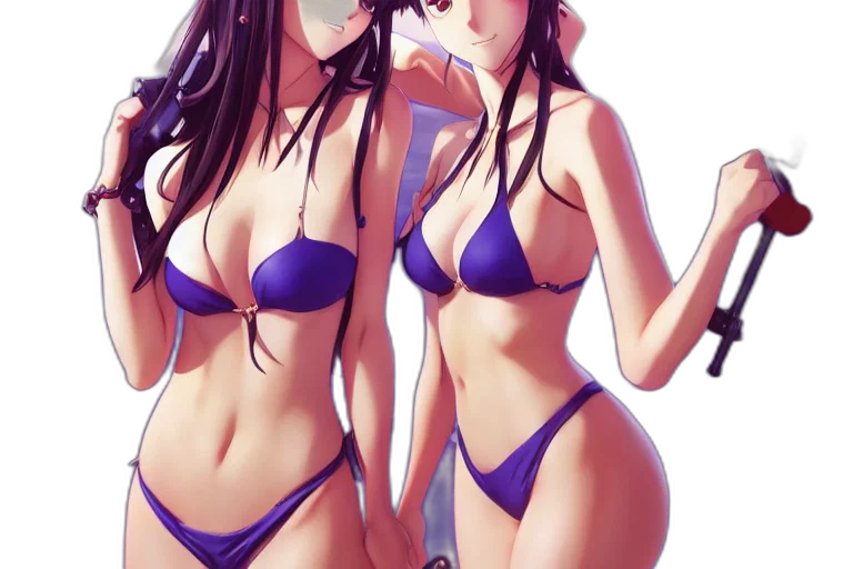 anime, concept art, photorealistic, cartoon transparent PNG cut-out