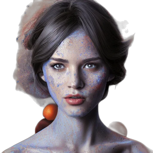 face, jewelry, mask, fantasy art transparent PNG cut-out