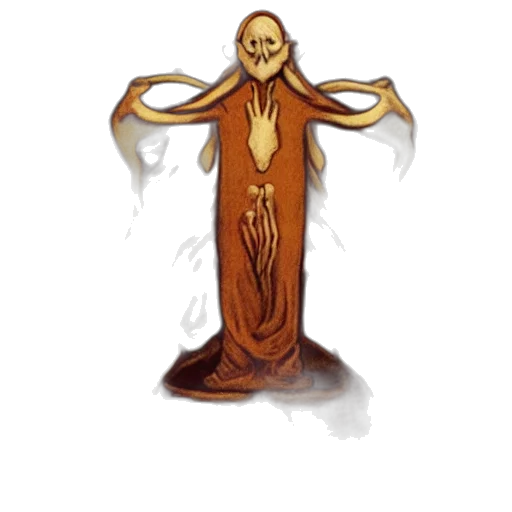 staff, creature, dress, concept art transparent PNG cut-out