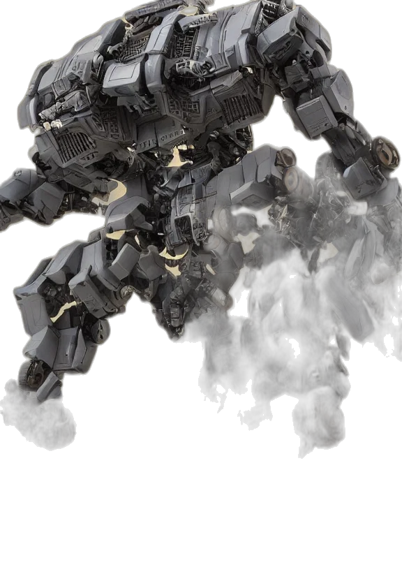 robot, weapon, dragon, hair transparent PNG cut-out