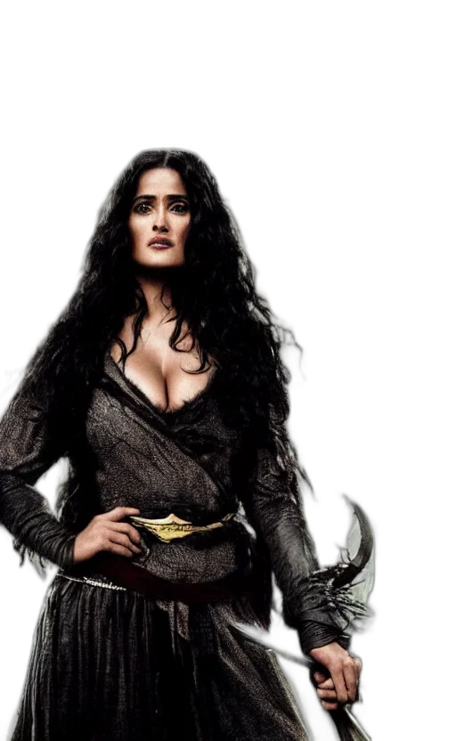 epic, photo, salma, hayek transparent PNG cut-out