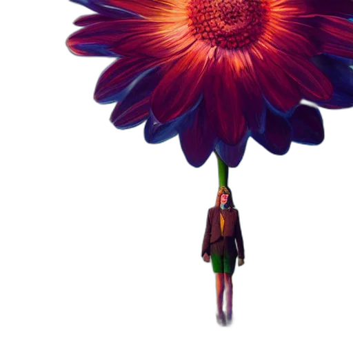 flower, umbrella, bottle, weapon, photorealistic, watercolor, 3d render, concept art transparent PNG cut-out