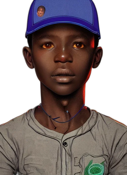 face, creature, hat, mask, photorealistic, concept art, 3d render, fantasy art transparent PNG cut-out