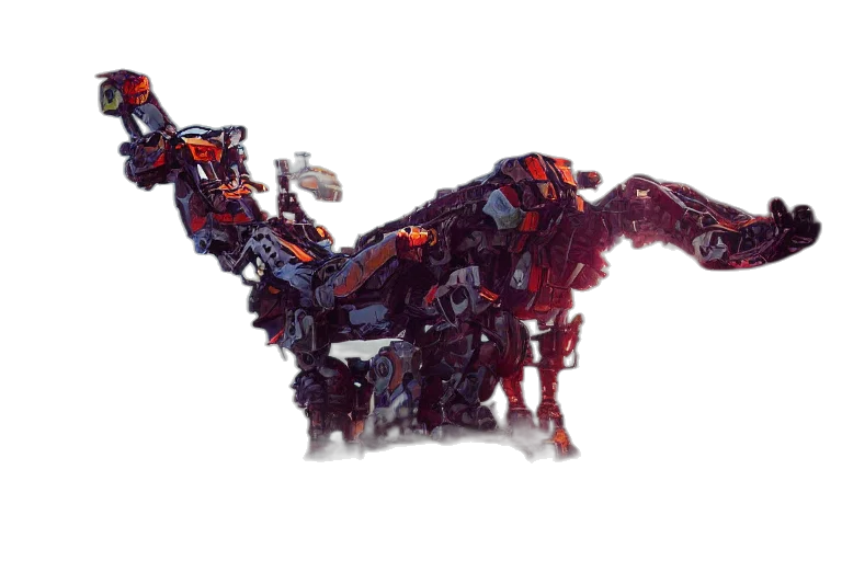 dragon, robot, animal, weapon transparent PNG cut-out