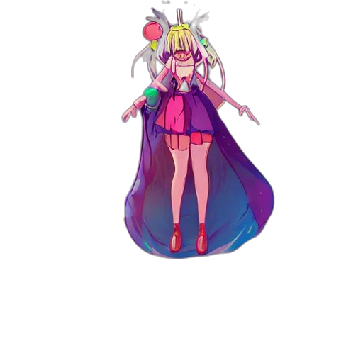 dress, crown, staff, umbrella transparent PNG cut-out