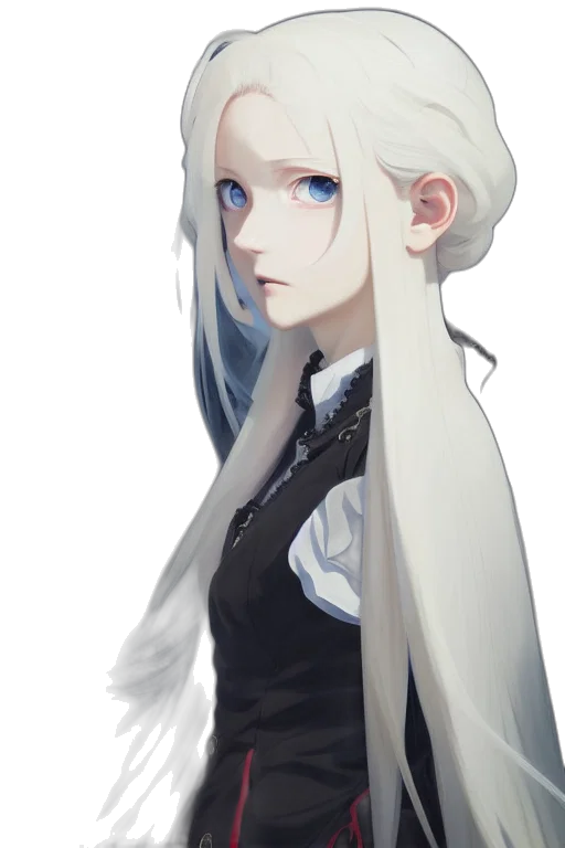 face, staff, dress, robot transparent PNG cut-out