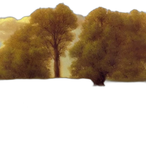 tree, crown, furniture, photorealistic, watercolor, concept art, 3d render, forest transparent PNG cut-out