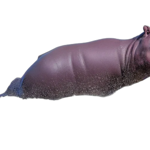animal, creature, bottle, hair, 3d render, photorealistic, concept art, underwater transparent PNG cut-out