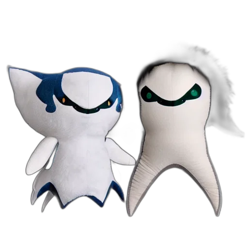 mask, 3d render, concept art, ikea, blahaj, tsundere, shark, plushie transparent PNG cut-out