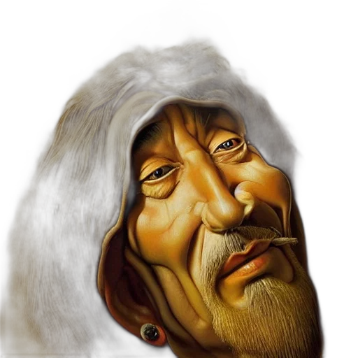 face, staff, mask, fantasy art, photorealistic, concept art, 3d render, vladimir transparent PNG cut-out