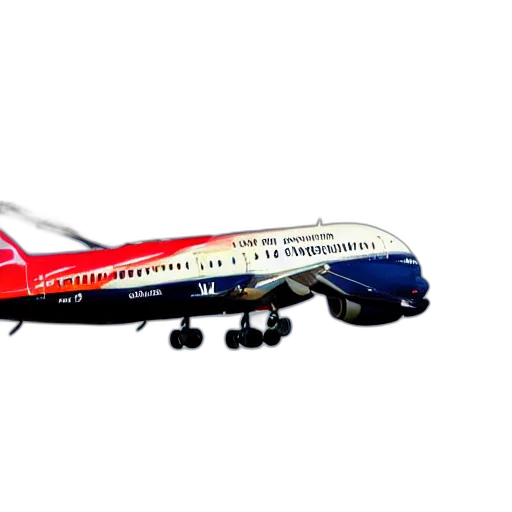 3d render, photorealistic, mcas, boeing transparent PNG cut-out