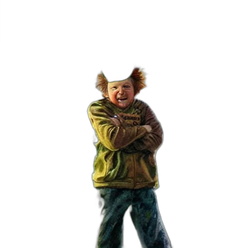 jacket, animal, staff, creature transparent PNG cut-out