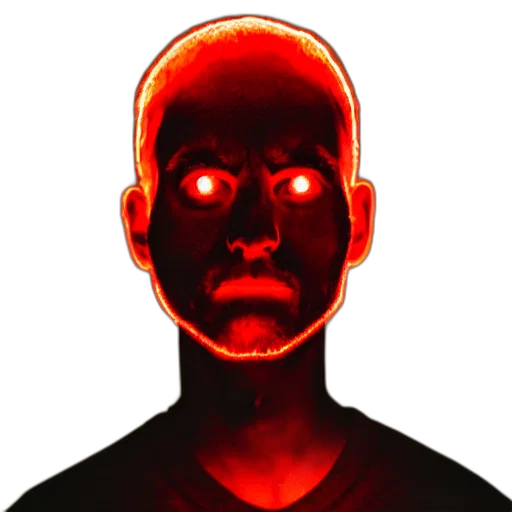 face, mask, robot, creature transparent PNG cut-out
