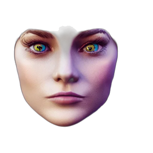 face, mask, robot, jewelry transparent PNG cut-out
