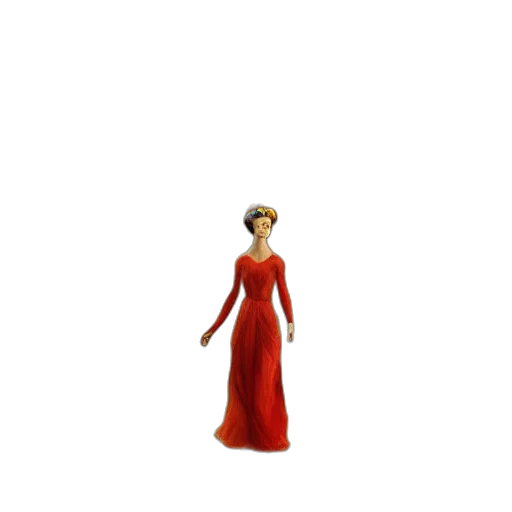 dress, jewelry, staff, robot transparent PNG cut-out