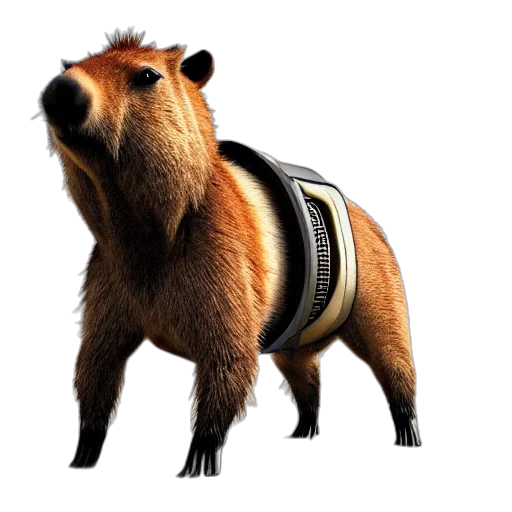 animal, creature, jacket, staff transparent PNG cut-out