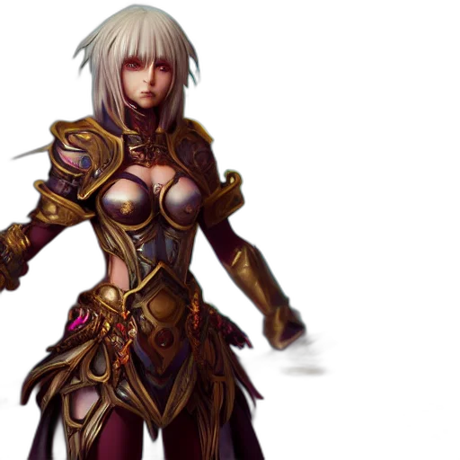 fantasy art, concept art, 3d render, pixel art transparent PNG cut-out