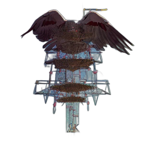 staff, robot, animal, crown transparent PNG cut-out
