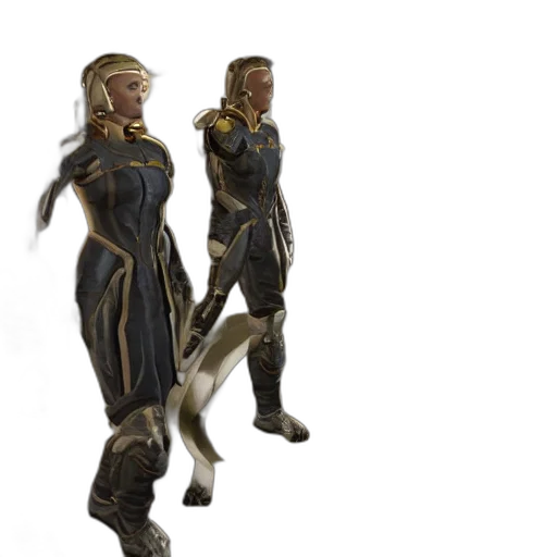 staff, concept art, 3d render, fantasy art, comic book art, outer space, golden, still transparent PNG cut-out