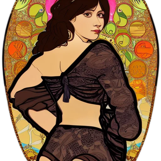 dress, fantasy art, comic book art, pixel art, cartoon, dark, golden, vector transparent PNG cut-out