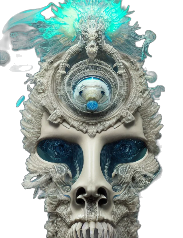 mask, face, crown, creature transparent PNG cut-out