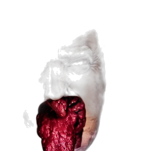 food, mask, face, hair transparent PNG cut-out