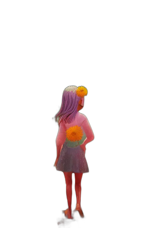 dress, flower, crown, hat transparent PNG cut-out