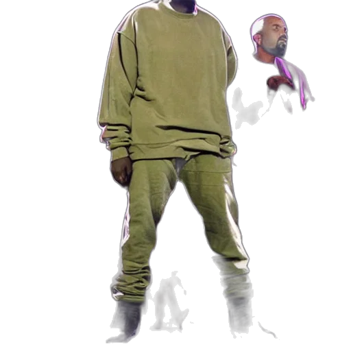 jacket, creature, animal, staff, concept art, 3d render, vaporwave, photorealistic transparent PNG cut-out