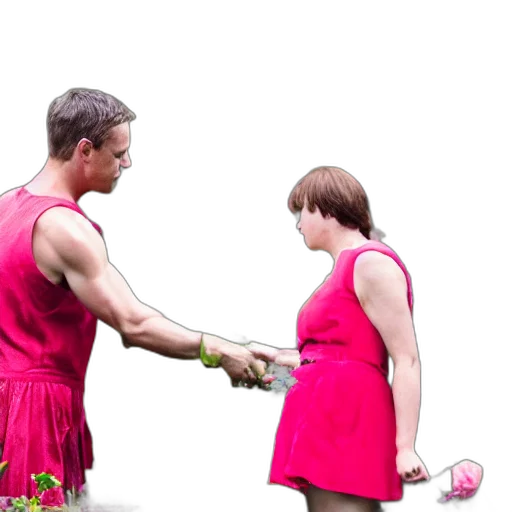 dress, weapon, flower, bottle, 3d render, photorealistic, concept art, vaporwave transparent PNG cut-out