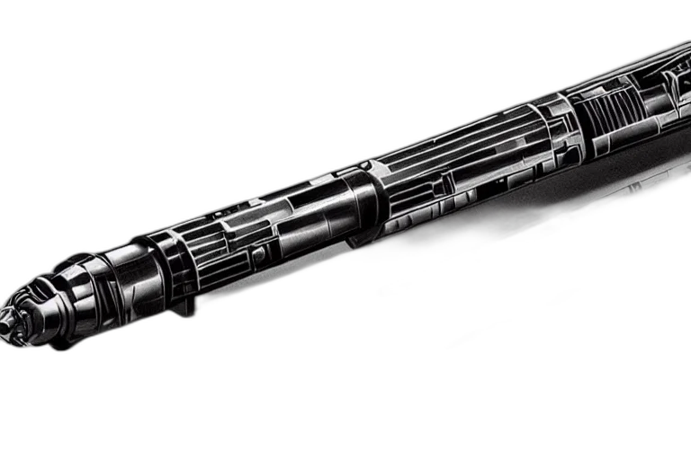 weapon, staff, umbrella, sword, cyberpunk, 3d render, lightsaber, concept transparent PNG cut-out