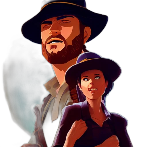 concept art, comic book art, pixel art, cartoon transparent PNG cut-out