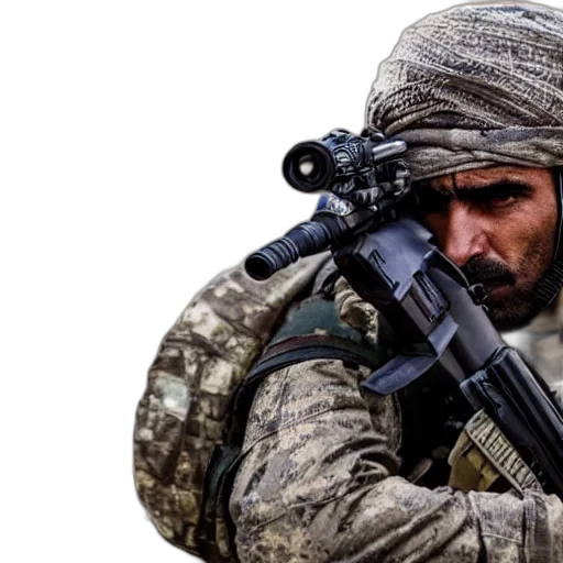weapon, photorealistic, 3d render, kurdish transparent PNG cut-out