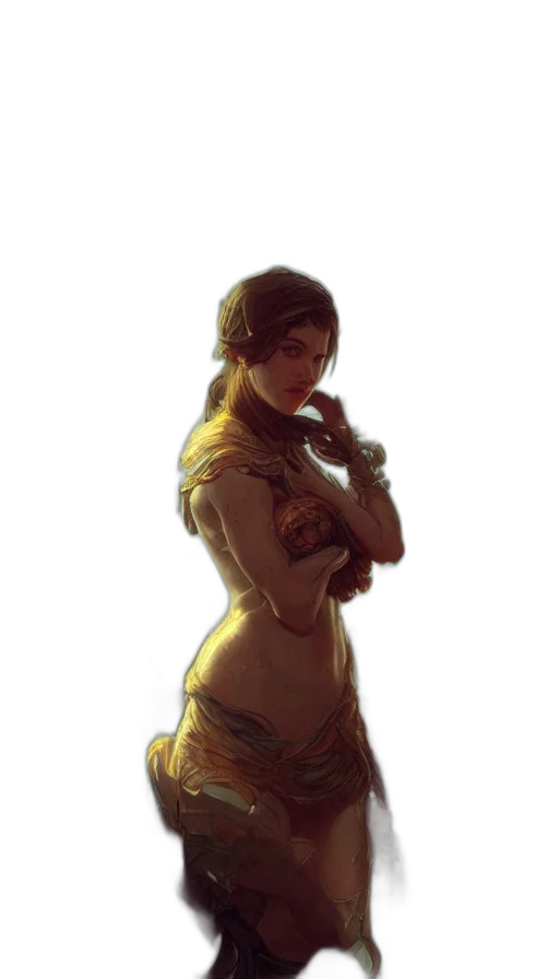 staff, dress, weapon, robot transparent PNG cut-out