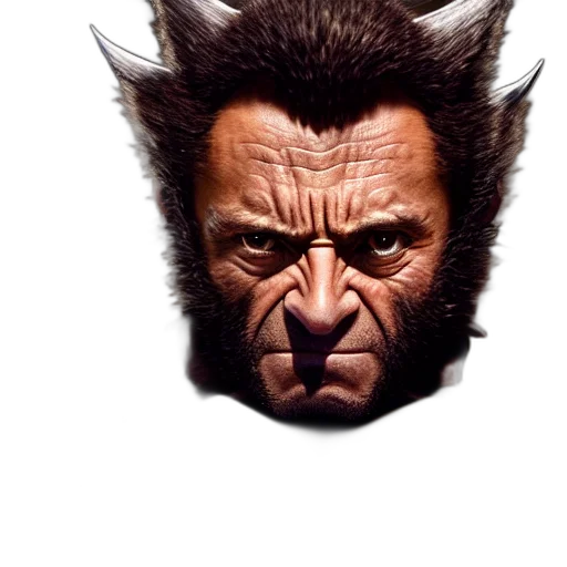 face, hair, mask, animal transparent PNG cut-out