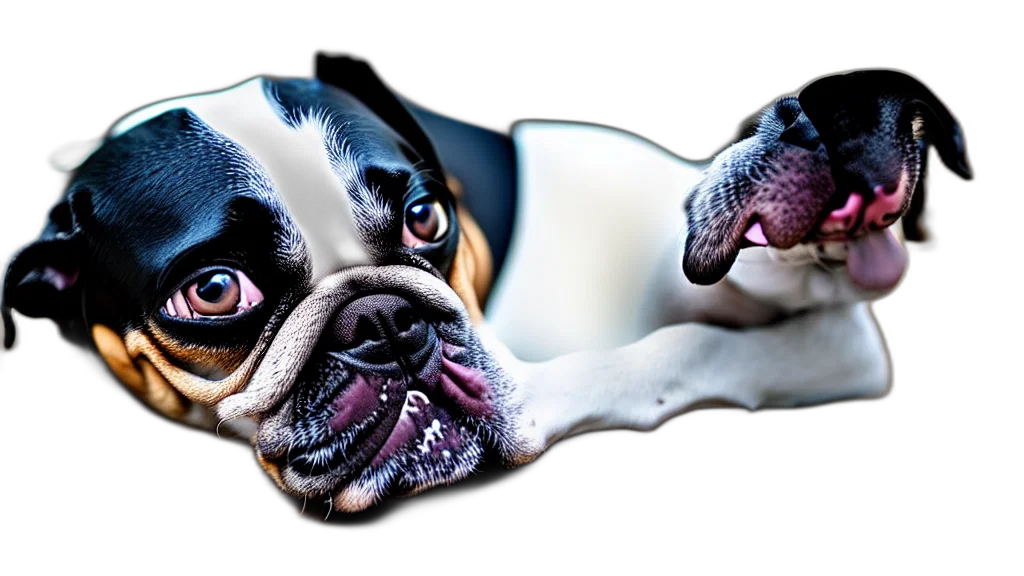animal, creature, face, photorealistic, 3d render, dog, down, syndrome transparent PNG cut-out