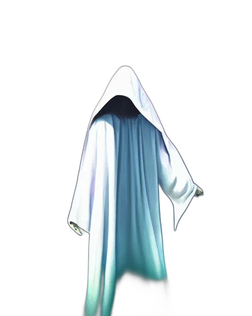 dress, jacket, staff, mask transparent PNG cut-out