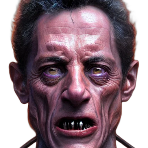 face, mask, creature, staff transparent PNG cut-out