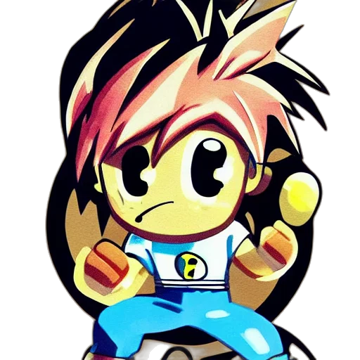 cartoon, pixel art, anime, concept art transparent PNG cut-out