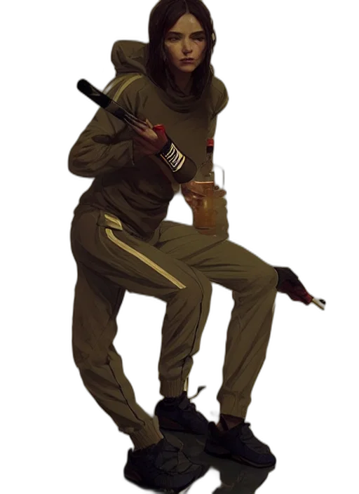 staff, weapon, jacket, sword transparent PNG cut-out