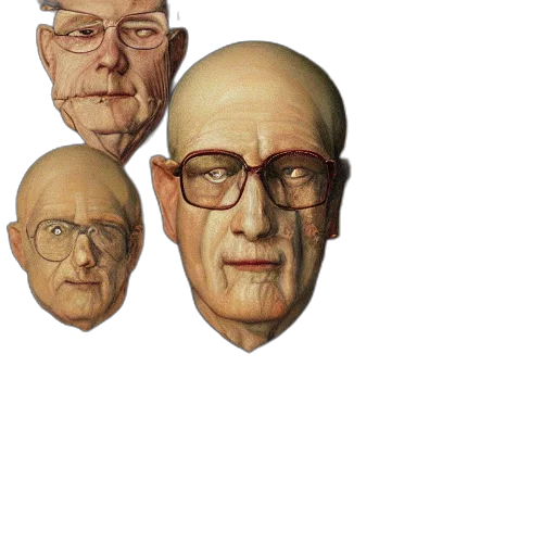 face, mask, crown, jacket transparent PNG cut-out