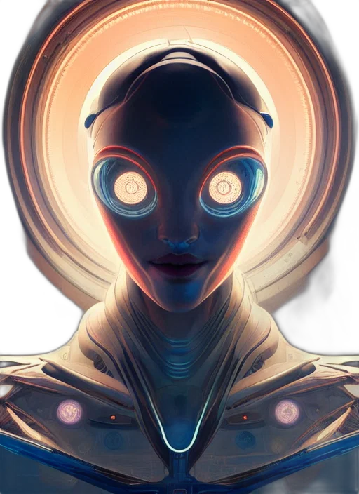 robot, mask, face, creature transparent PNG cut-out