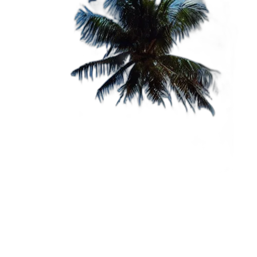 tree, umbrella, hair, hat, photorealistic, vaporwave, 3d render, concept art transparent PNG cut-out