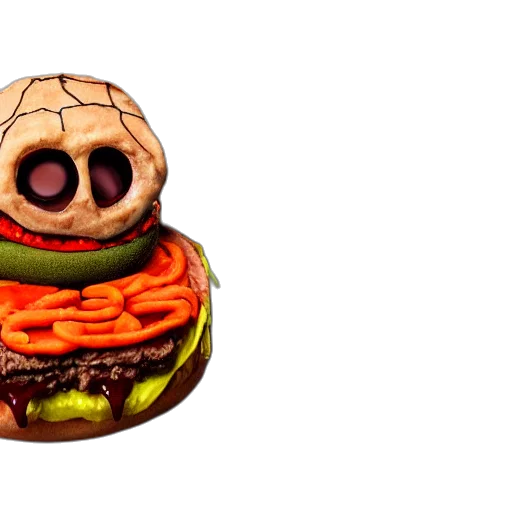 food, creature, face, jacket transparent PNG cut-out